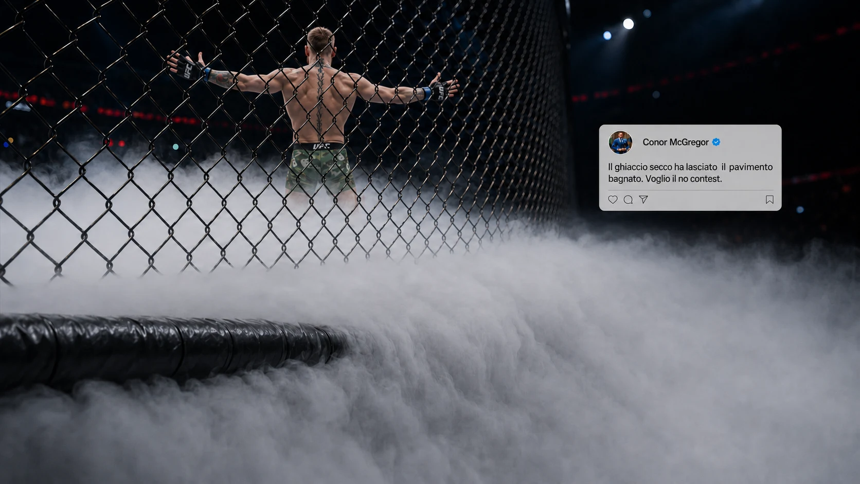 Conor McGregor nell’Ottagono UFC